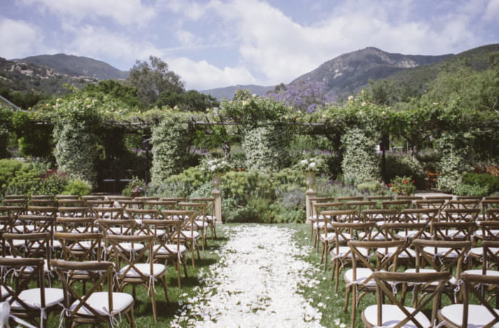 Monika and Charlie's Wedding at San Ysidro Ranch, Santa Barbara, CA. Designed by Event of the Season. Florals by Knot Just Flowers. Photos by Kristen Beinke Photography | www.kristenbeinke.com