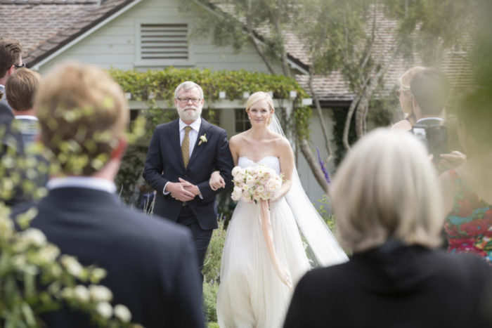 Monika and Charlie's Wedding at San Ysidro Ranch, Santa Barbara, CA. Designed by Event of the Season. Florals by Knot Just Flowers. Photos by Kristen Beinke Photography | www.kristenbeinke.com