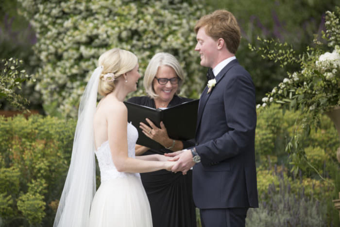 Monika and Charlie's Wedding at San Ysidro Ranch, Santa Barbara, CA. Designed by Event of the Season. Florals by Knot Just Flowers. Photos by Kristen Beinke Photography | www.kristenbeinke.com