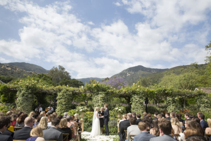 Monika and Charlie's Wedding at San Ysidro Ranch, Santa Barbara, CA. Designed by Event of the Season. Florals by Knot Just Flowers. Photos by Kristen Beinke Photography | www.kristenbeinke.com