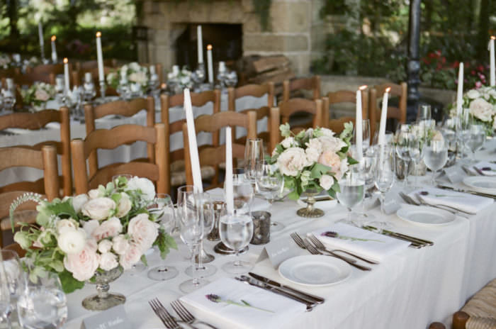 Monika and Charlie's Wedding at San Ysidro Ranch, Santa Barbara, CA. Designed by Event of the Season. Florals by Knot Just Flowers. Photos by Kristen Beinke Photography | www.kristenbeinke.com