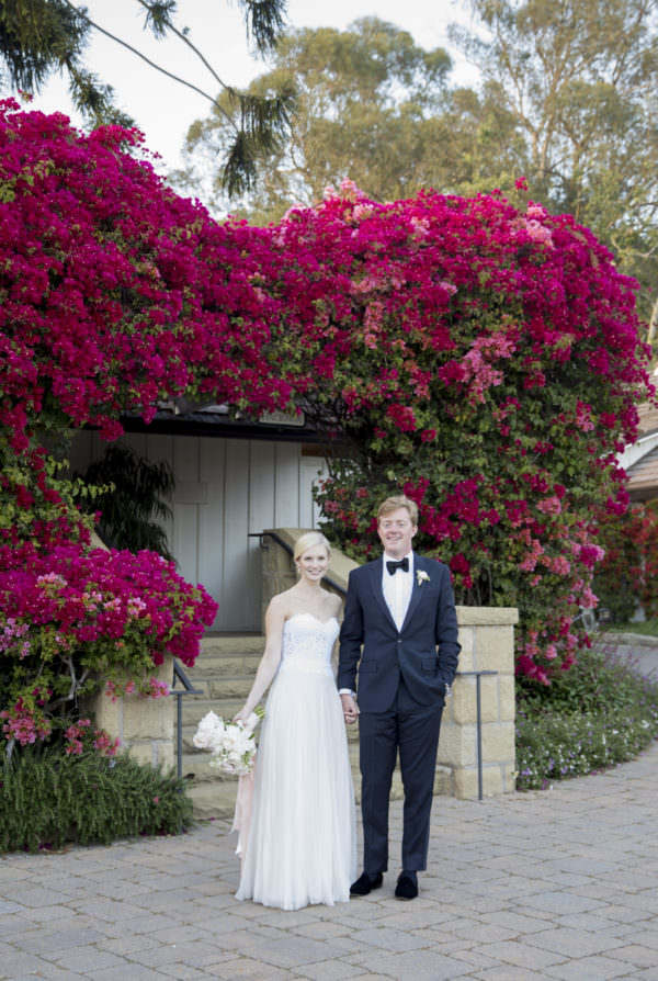 Monika and Charlie's Wedding at San Ysidro Ranch, Santa Barbara, CA. Designed by Event of the Season. Florals by Knot Just Flowers. Photos by Kristen Beinke Photography | www.kristenbeinke.com